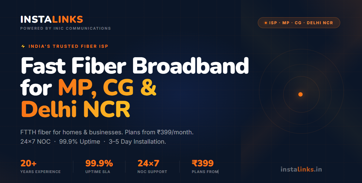 Instalinks Coverage — Bhilai, Raipur, Bh...